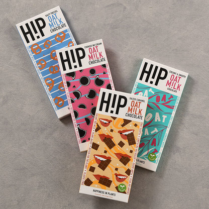 [Best Before 31Oct2025] Hip Oat Milk Cookies Salty Pretzel Chocolate 70g