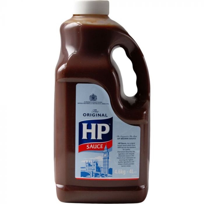 The original hp sauce brown sauce 4.6Kg ดิ ออริจินอล เอชพี ซอส บราวน์ซอส 4.6 กิโลกรัม