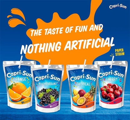 Capri-sun 8pk Tropical Zero Added Sugar 1600ml คาปรี-ซัน ทรอปิคอล 8 ซอง – 1600 มล