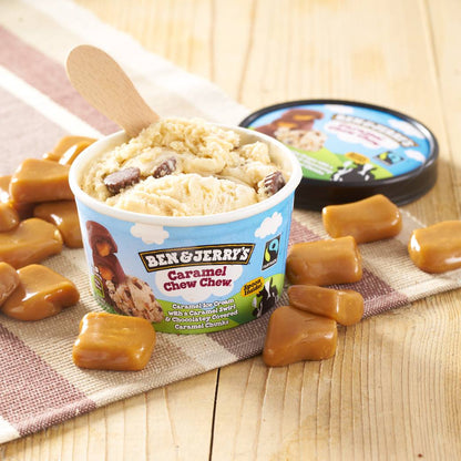 Ben & Jerry's Ice Cream Caramel Chew Chew 100ml เบน แอนด์ เจอร์รี่ส์ ไอศกรีม เคลือบคาราเมล ช๊อคโกแลต 100 มิลลิกรัม