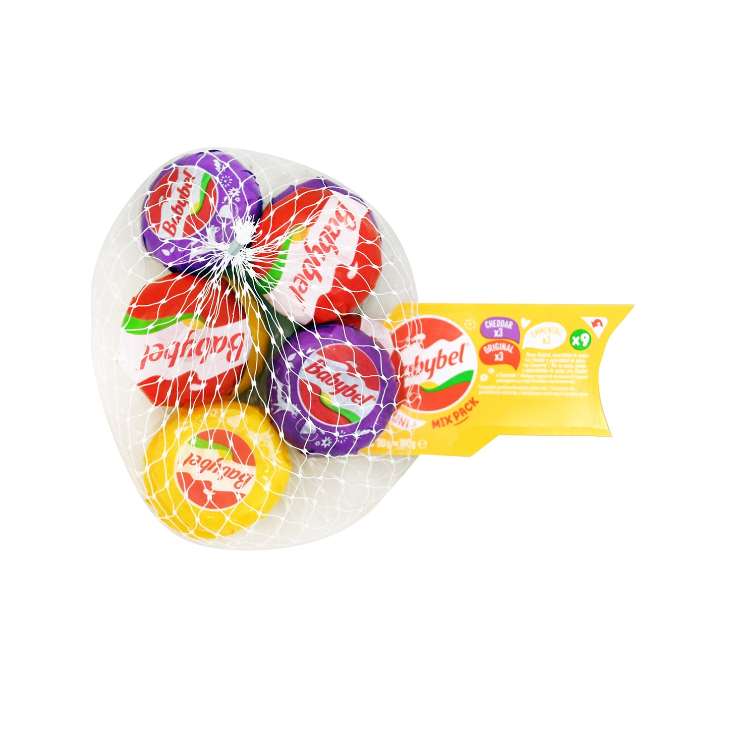 Babybel Mini Mix Pack Cheese Snacks 180g