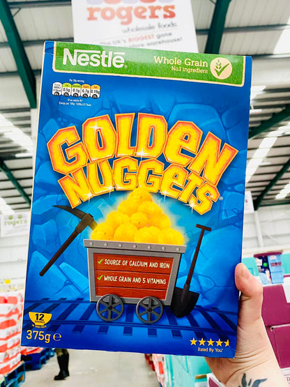 Nestle Golden Nuggets Cereal 375g เนสท์เล่ โกลเด้น นักเก็ต ซีเรียล 375 กรัม