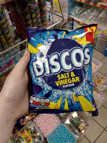 Discos Salt & Vinegar Grab Bag Crisps 50g