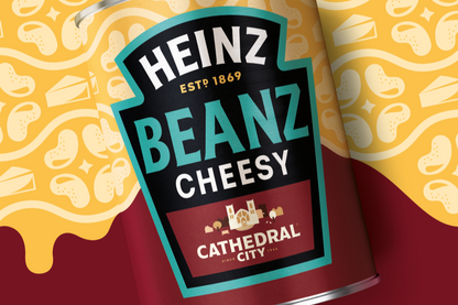 Heinz Cathedral City Cheesy Baked Beans 390g