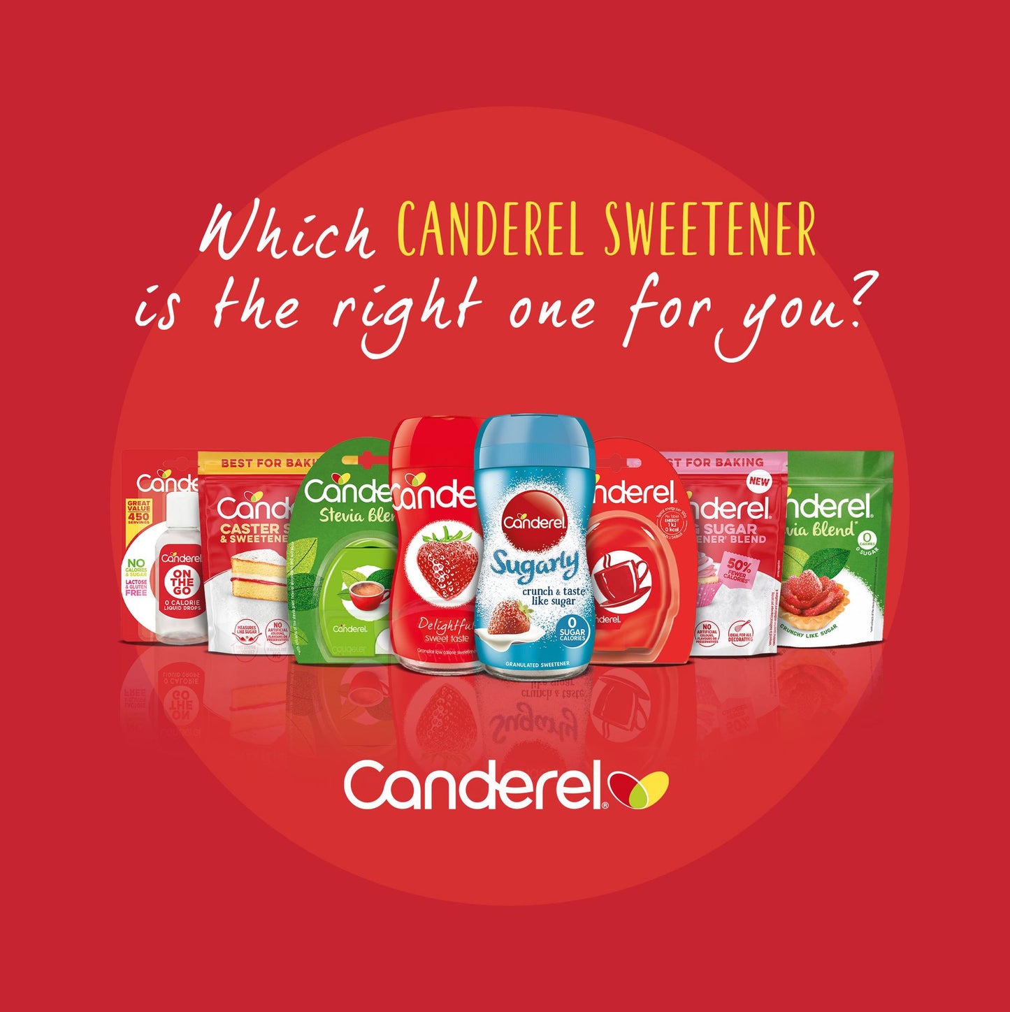 Canderel Low Calorie Sweetener 105 Tablets 8.93g แคนเดอเรล สารให้ความหวาน แคลอรี่ต่ำ 105 เม็ด 8.93 กรัม