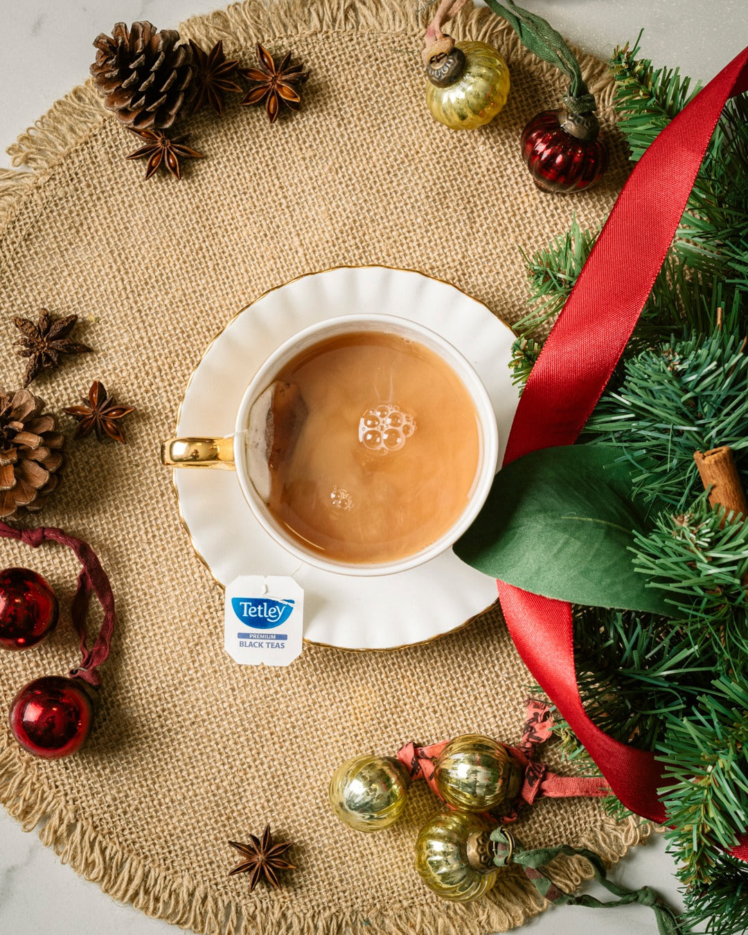 Tetley Decaf Delicious & Refreshing 120 Tea Bags เทตลีย์ เดคาฟ ถุงชาแสนอร่อย และ สดชื่น 120 ซอง