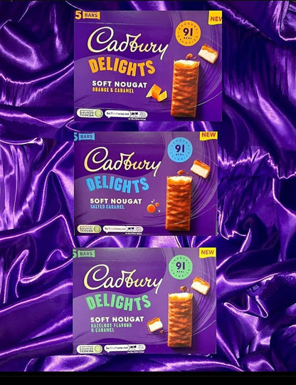 Cadbury Delight Soft Nougat Hazelnut & Caramel 88g