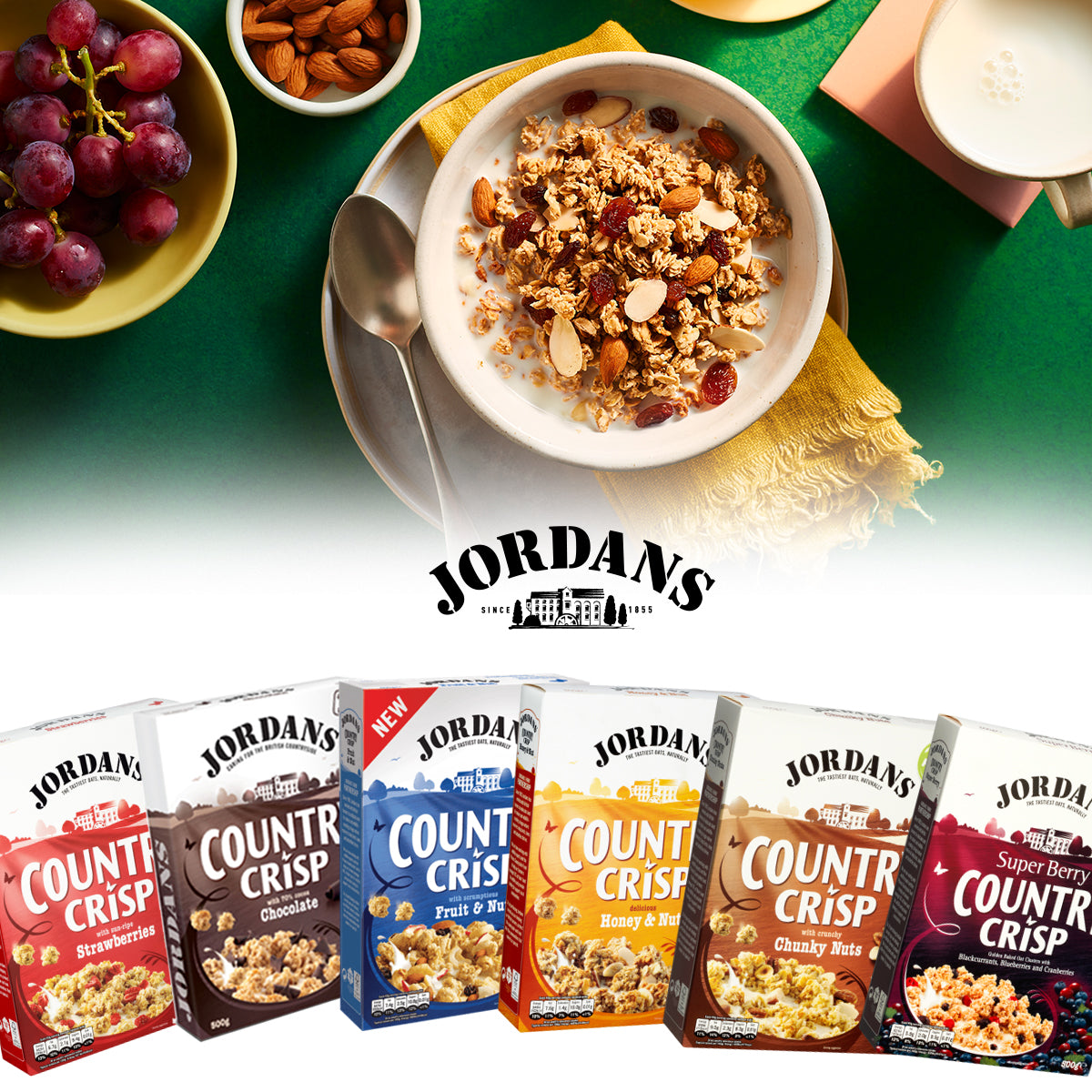 Jordans Country Crisp Chunky Nut 400g