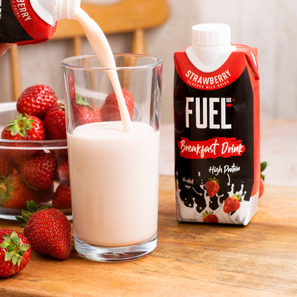 Fuel 10K Strawberry Flavor Breakfast Milk Drink 330ml