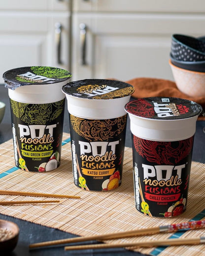 [Best Before 31-Oct-2024] Pot Noodle King Pot Chicken & Mushroom 114g คิงพ็อต บะหมี่กึ่งสำเร็จรูป รสไก่ และ เห็ด 114 กรั