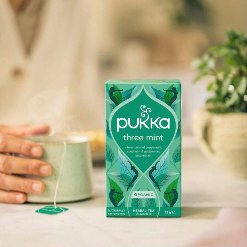 Pukka Three Mint Herbal Tea 20pcs 32g