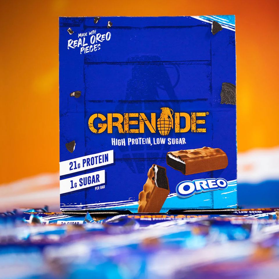 Grenade High Protein Low Sugar Oreo 60g เกรเนด ไฮ โปรตีน โอริโอ้ น้ำตาลต่ำ 60 กรัม