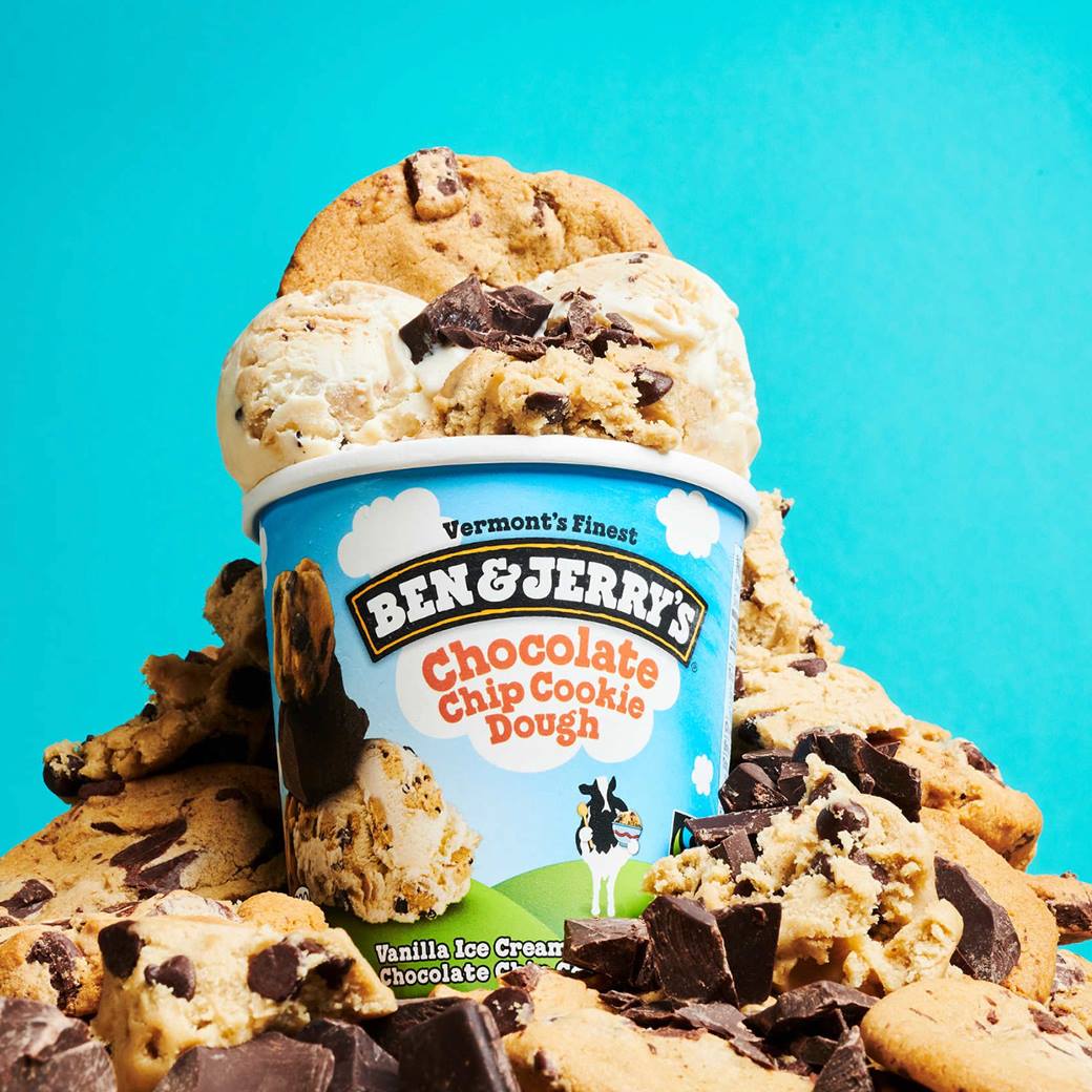 Ben & Jerry's Ice Cream Cookie Dough 100ml เบน แอนด์ เจอร์รี่ส์ ไอศกรีม แป้งคุกกี้ 100 มิลลิกรัม