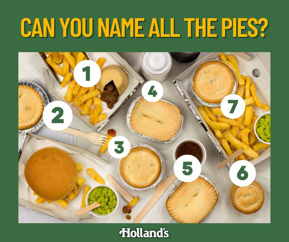 Holland's Minced Beef & Onion Pies 4 Pack ฮอลแลนด์ พายเนื้อสับ และ หัวหอม 4 แพ็ค