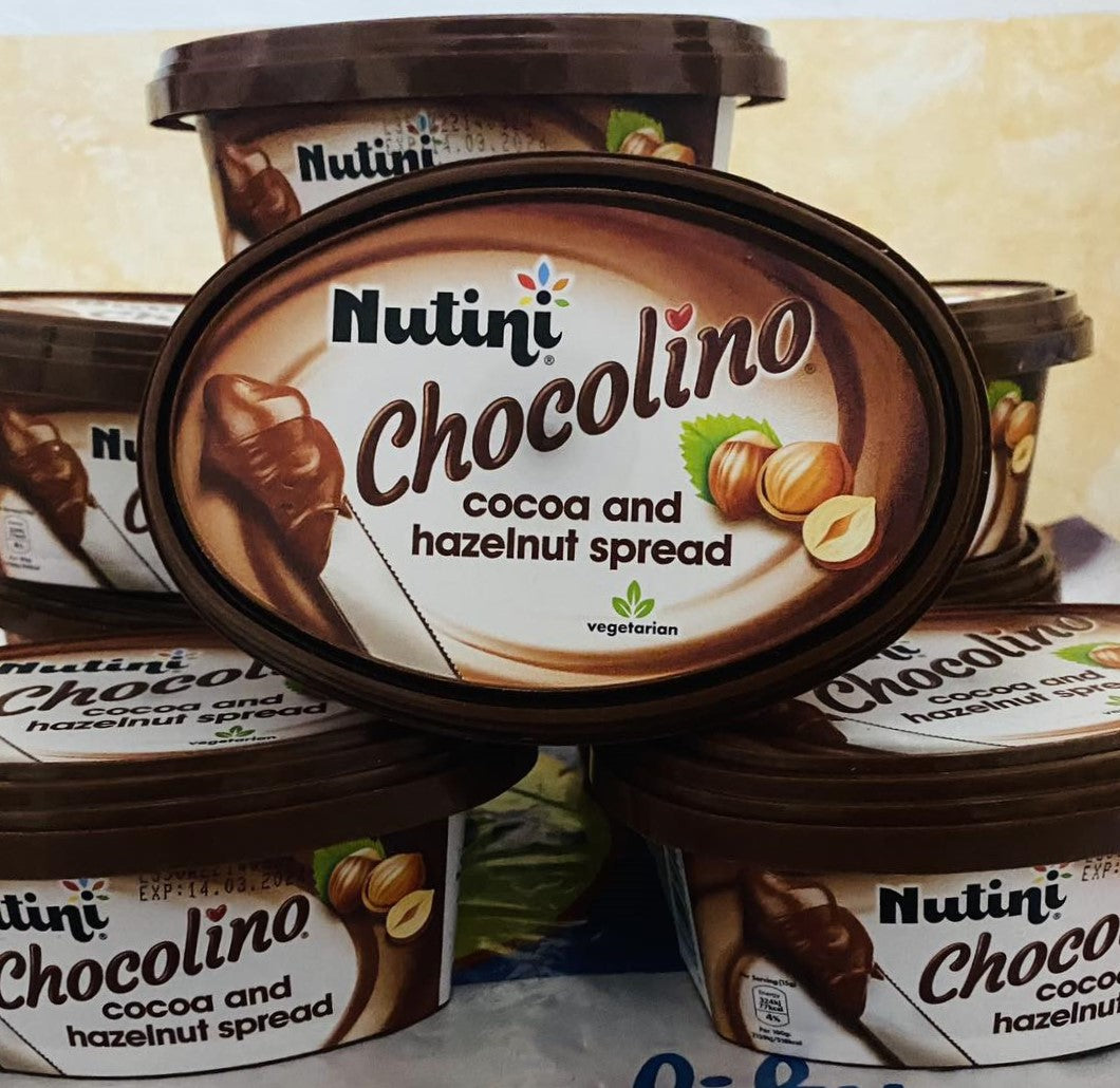 Nutini Chocolino Cocoa & Hazelnut Spread 300g นูตินี่ ช็อคโกแลต โกโก้ และ เฮเซลนัทส เปรด 300 กรัม