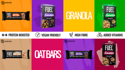 Fuel10K Protein Chocolate 3 Oat Bars Multipack 135g
