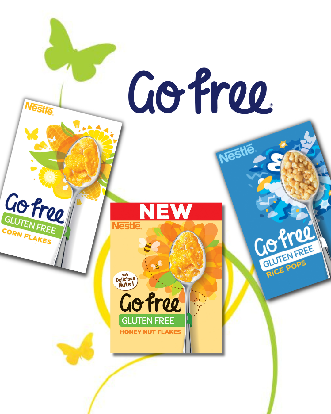 Nestle Go Free Gluten Free Corn Flakes 375g