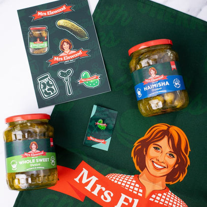 [BestBefore-30Nov2025] Mrs Elswood Dill Speared Gherkins 670g