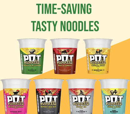 [Best Before 31-Oct-2024] Pot Noodle Piri Piri Chicken Instant Noodles 90g พ็อด นูดเดิ้ล พิริพิริ บะหมี่กึ่งสำเร็จรูปไก่ แบบถ้วย 90 กรัม