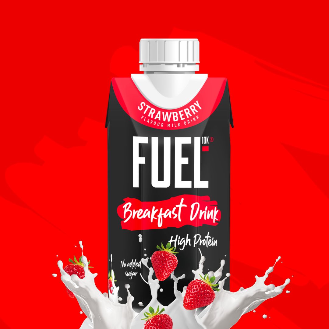 Fuel 10K Strawberry Flavor Breakfast Milk Drink 330ml