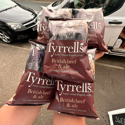 Tyrrells Beef & Ale Crisps 40g