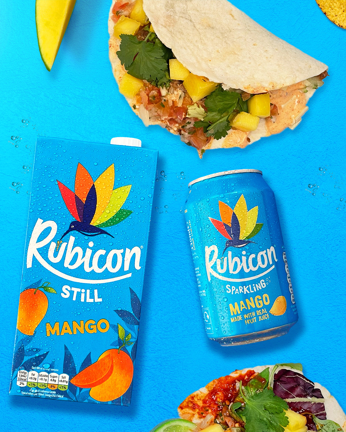 Rubicon Mango Juice Drink 1 Litre รูบิคอน น้ำมะม่วง 1 ลิตร