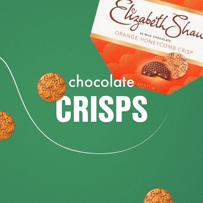 Elizabeth Shaw Orange Honeycomb Crisp 162g