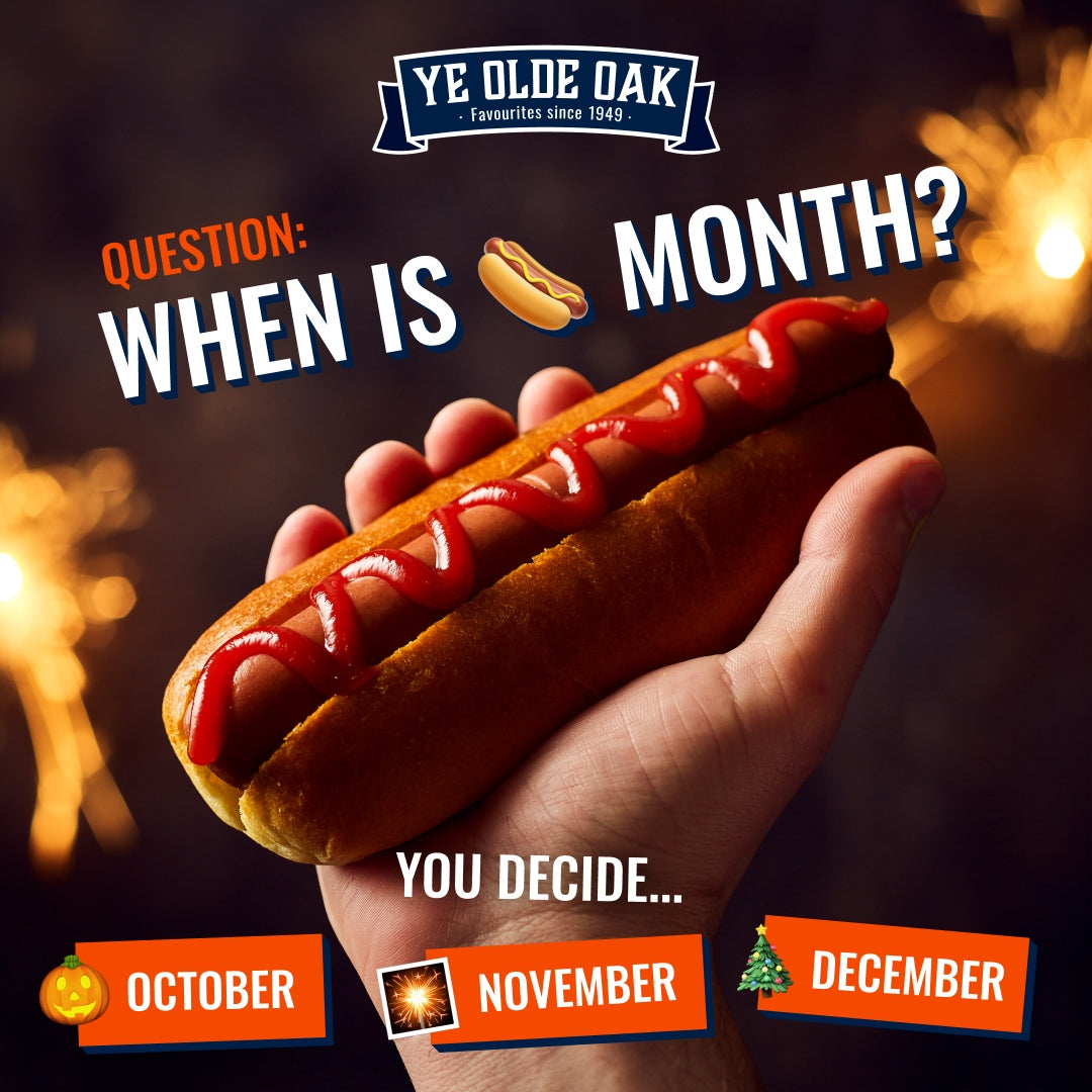 Ye Olde Oak American Style Hot Dogs 400g Ye Olde Oak อเมริกันสไตล์ฮอทด็อก 400ก