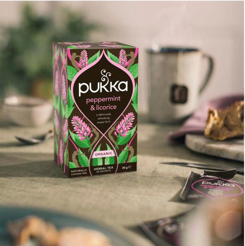 Pukka Peppermint & Licorice Herbal Tea 20pcs 30g