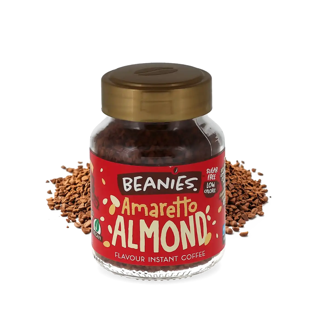 Beanies Amaretto Almond Flavoured Instant Coffee 50g