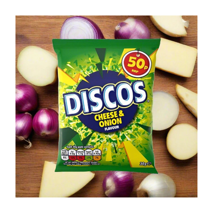 Discos Cheese & Onion Grab Bag Crisps 50g