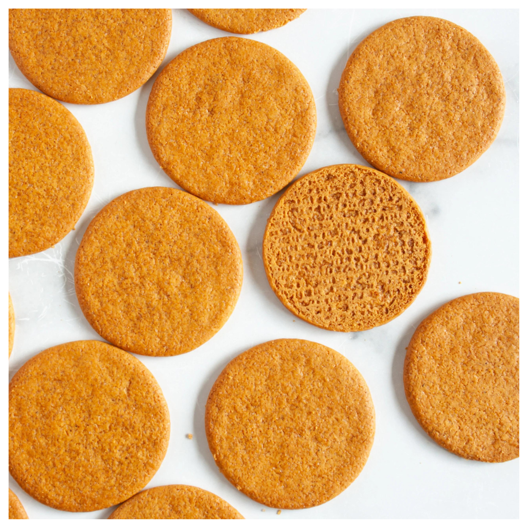 Nyakers Orange Ginger Snap Cookies 150g ไนแอกเกอร์ คุกกี้รสส้มขิง 150 กรัม