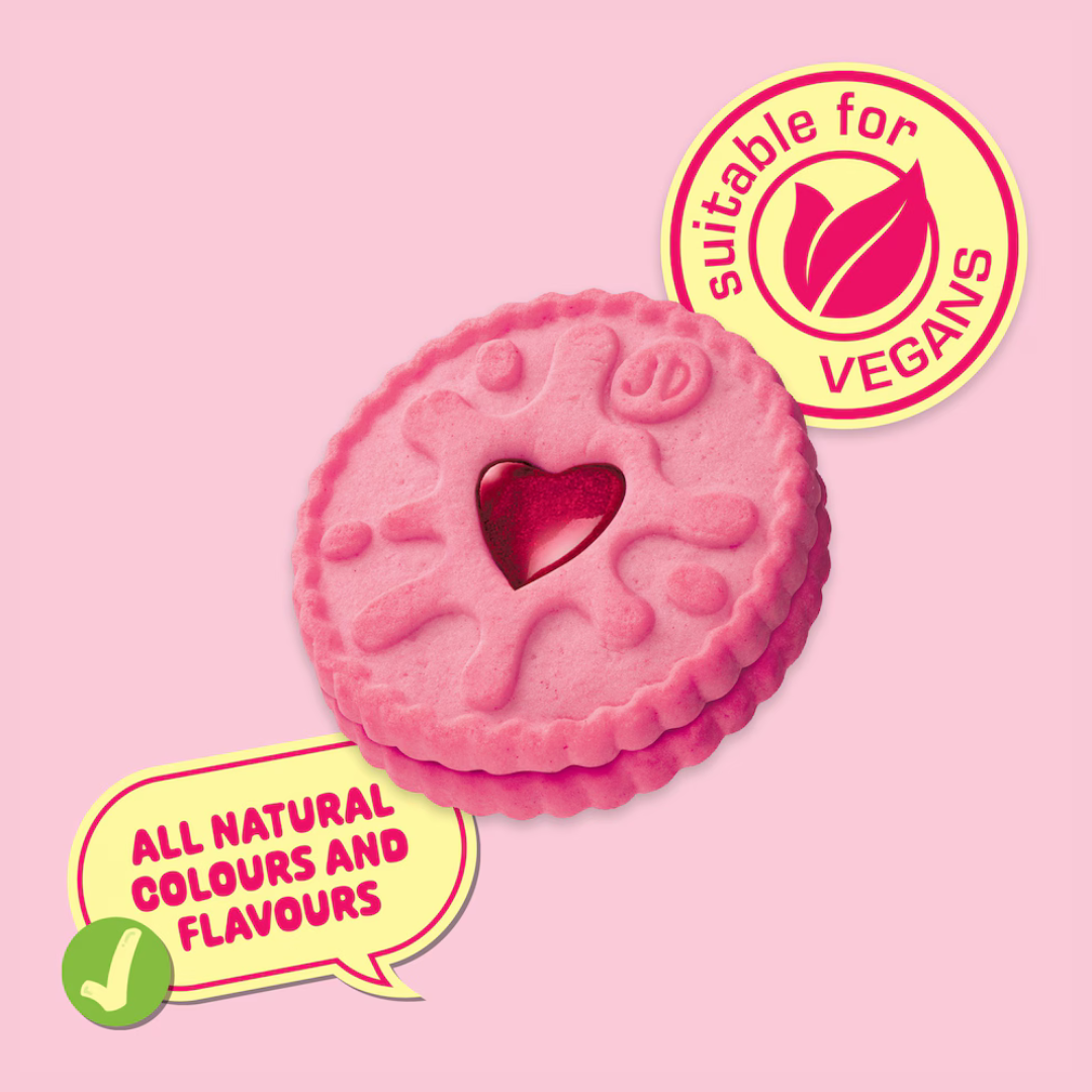[BestBefore-31Aug2025] Jammie Dodgers Really Fruity Strawberry Biscuits 140g