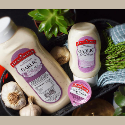 Harrisons Garlic & Herb 300ml  แฮร์ริสัน กระเทียม และ สมุนไพร 300 มิลลิลิตร