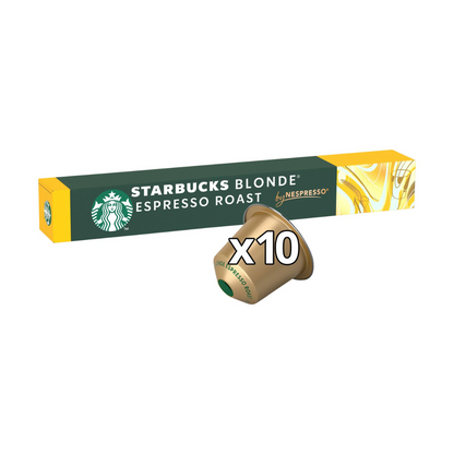 Starbucks Blonde Espresso Roast Coffee 10 Capsules 51g