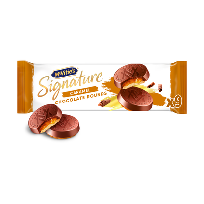 McVitie's Signature Caramel Chocolate Rounds 109g