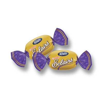 Cadbury Chocolate Eclairs Bag 130g แคดเบอรี อีแคร์ลูกอมคาราเมลสอดไส้นมช็อกโกแลต 130 กรัม