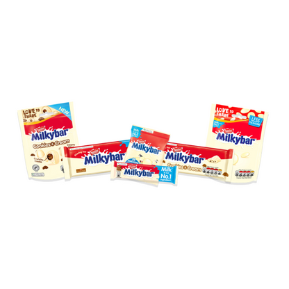 Milkybar White Chocolate Sharing Bar 90g มิลค์กี้บาร์ ช๊อคโกแลต รสนม แบบบาร์ 90 กรัม