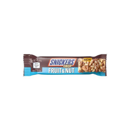 Snickers Crisp Triple Treat Fruit & Nut Multipack Chocolate Bar Snack 128g