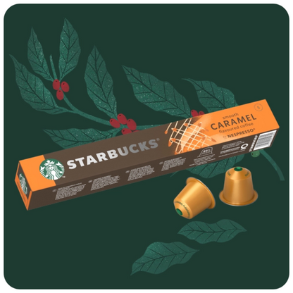 Starbucks Smooth Caramel Flavoured Coffee 10 Capsules 51g