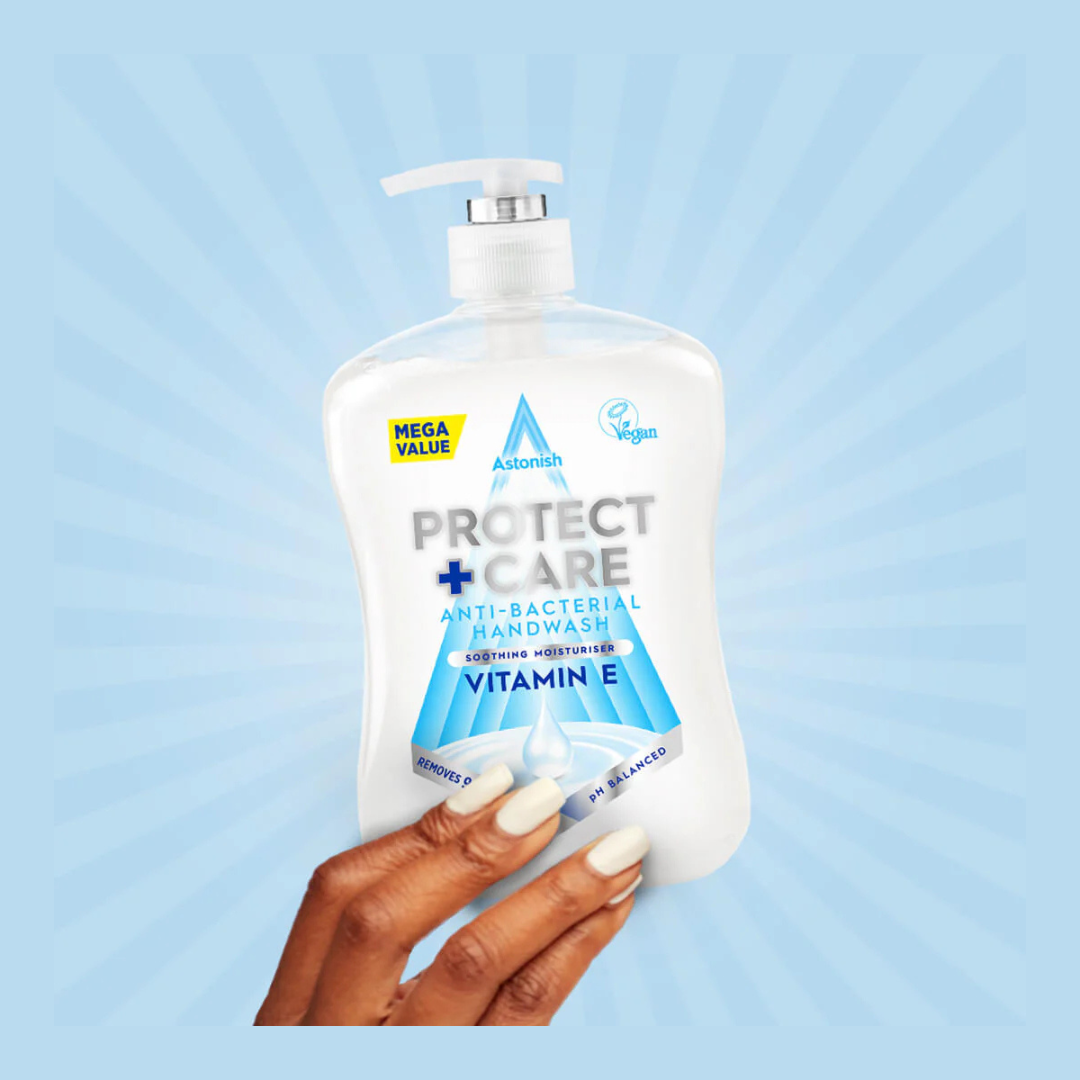 Astonish Protect & Care Anti-Bacterial Handwash Vitamin E 600ml