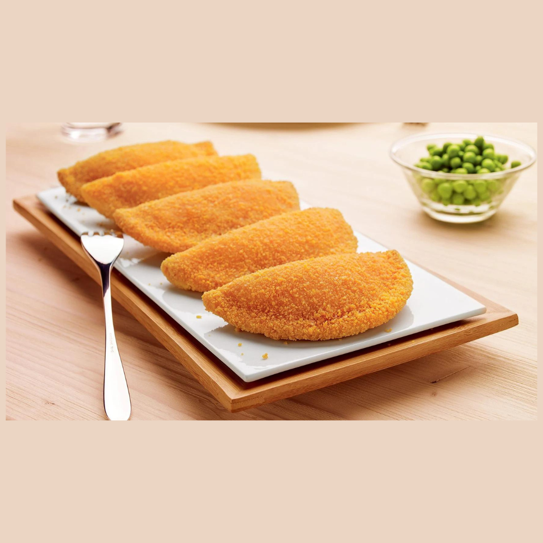 Iceland 4 Crispy Pancakes Four Cheese 250g ไอซ์แลนด์ 4 แพนเค้ก เคลือบเกล็ดขนมปังด้วยมอสซาเรลล่า เอดัม เชดดาร์สี และชีสเอ็มเมนทัล 250 กรัม