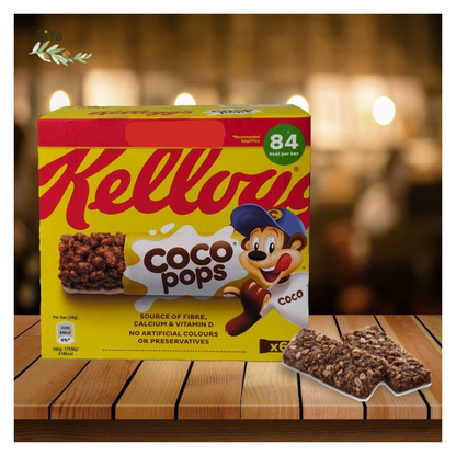 Kellogg's Coco Pops Cereal Snack Bars 6 x 20g