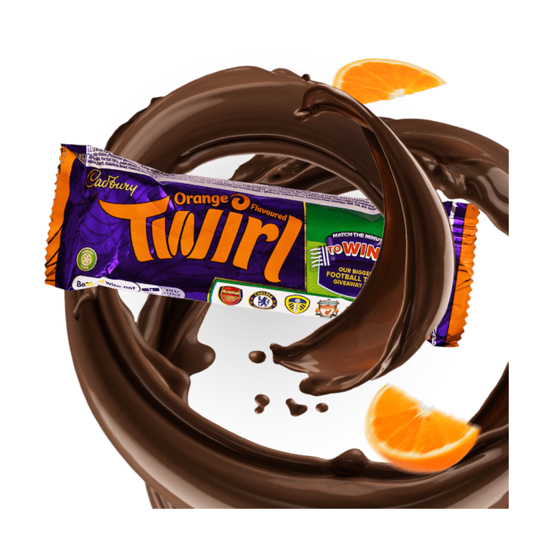 Cadbury Twirl Orange Chocolate Bar 43g