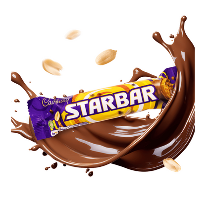 Cadbury Starbar Chocolate Bar 4 Pack Multipack 148g