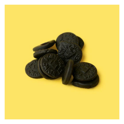 Haribo Authentic Pontefract Cakes Soft Liquorice 160g ฮาริโบ ปอนเตแฟรกต์ แท้เค้กชะเอมนุ่ม 160g