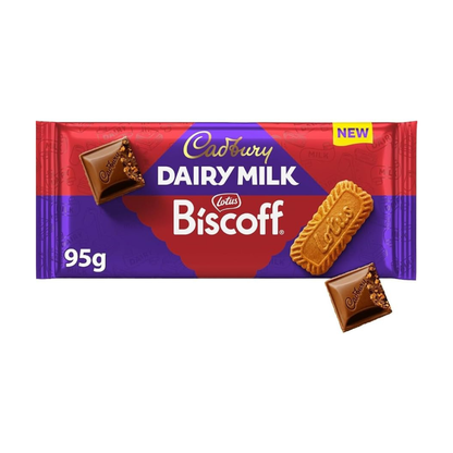 Cadbury Dairy Milk Biscoff Chocolate Bar 95g