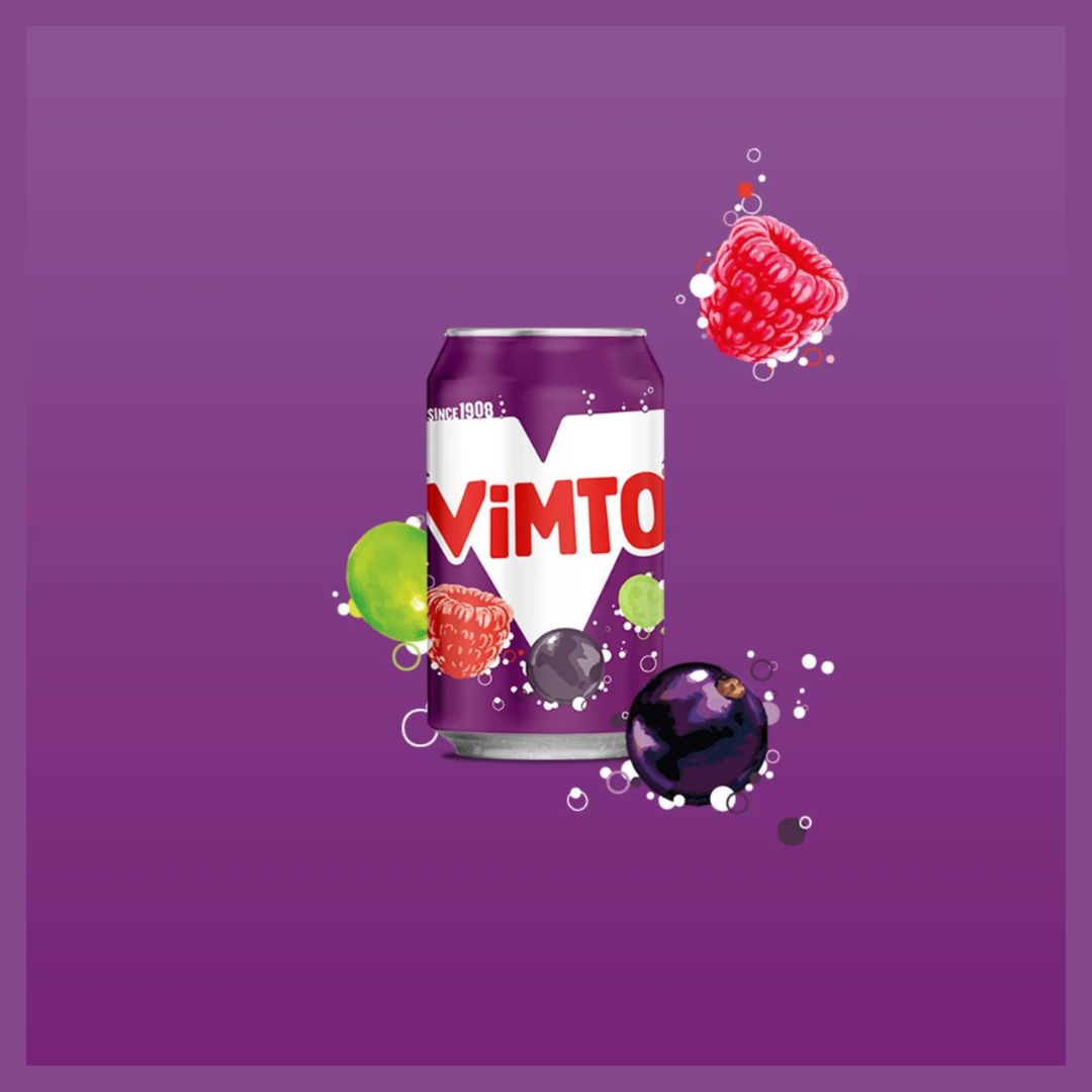 Vimto Fizzy Original Cans 330ml วิมโต้ ฟิซซี่ ออริจินัล – กระป๋อง 330 มล.