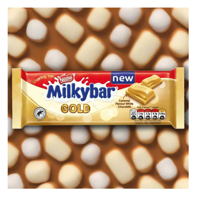 Nestle Milkybar Gold Block Chocolate Bar 90g