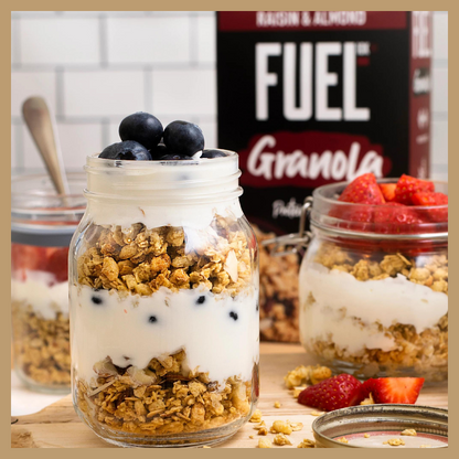 FUEL Raisin & Almond Granola 400g FUEL ฟิวล์ กราโนล่าลูกเกด และ อัลมอนด์ 400 กรัม